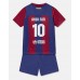 Cheap Barcelona Ansu Fati #10 Home Football Kit Children 2023-24 Short Sleeve (+ pants)